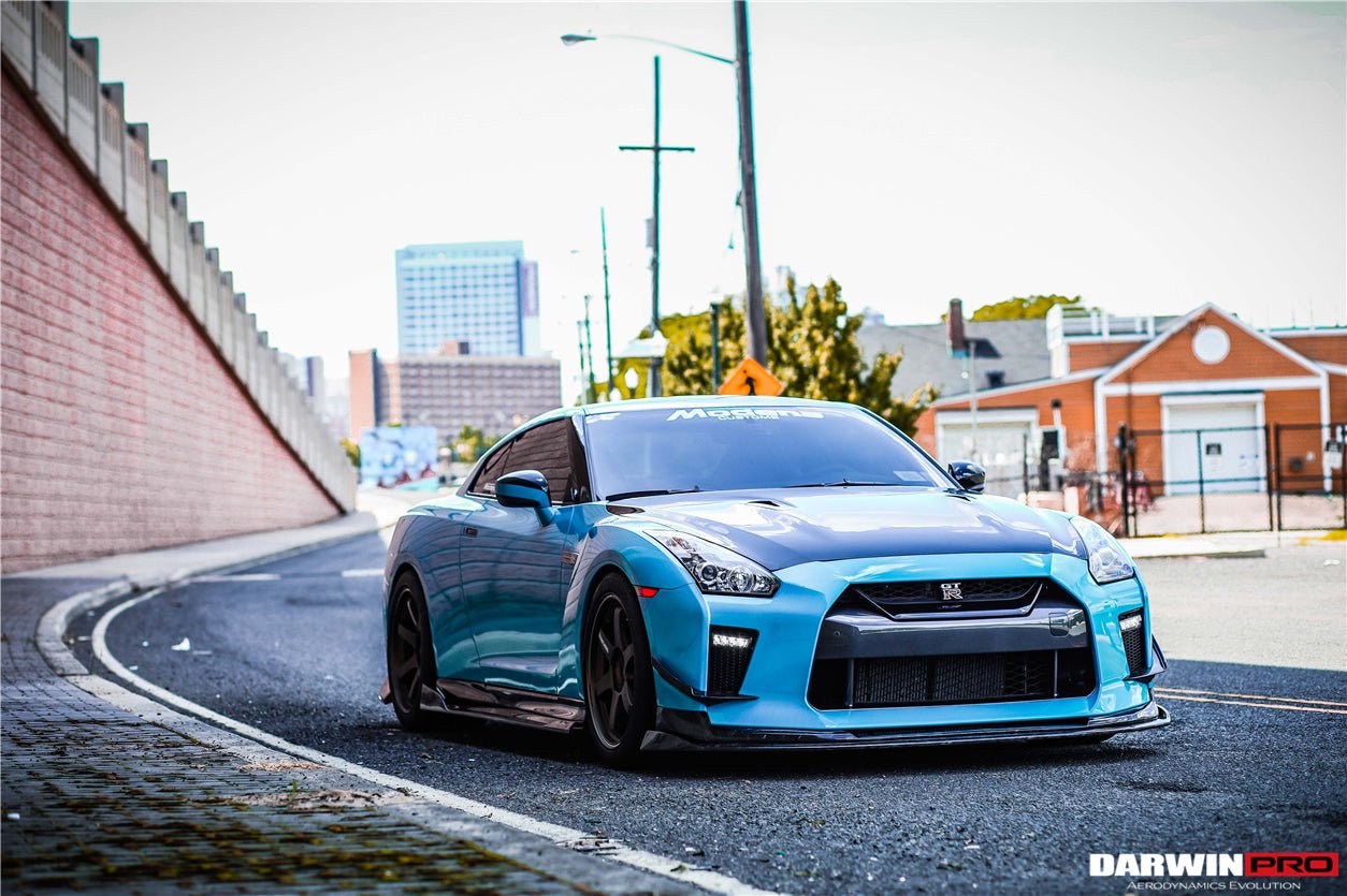 2017 - 2022 Nissan GTR R35 EBA BKSS Style Carbon Fiber Front Lip